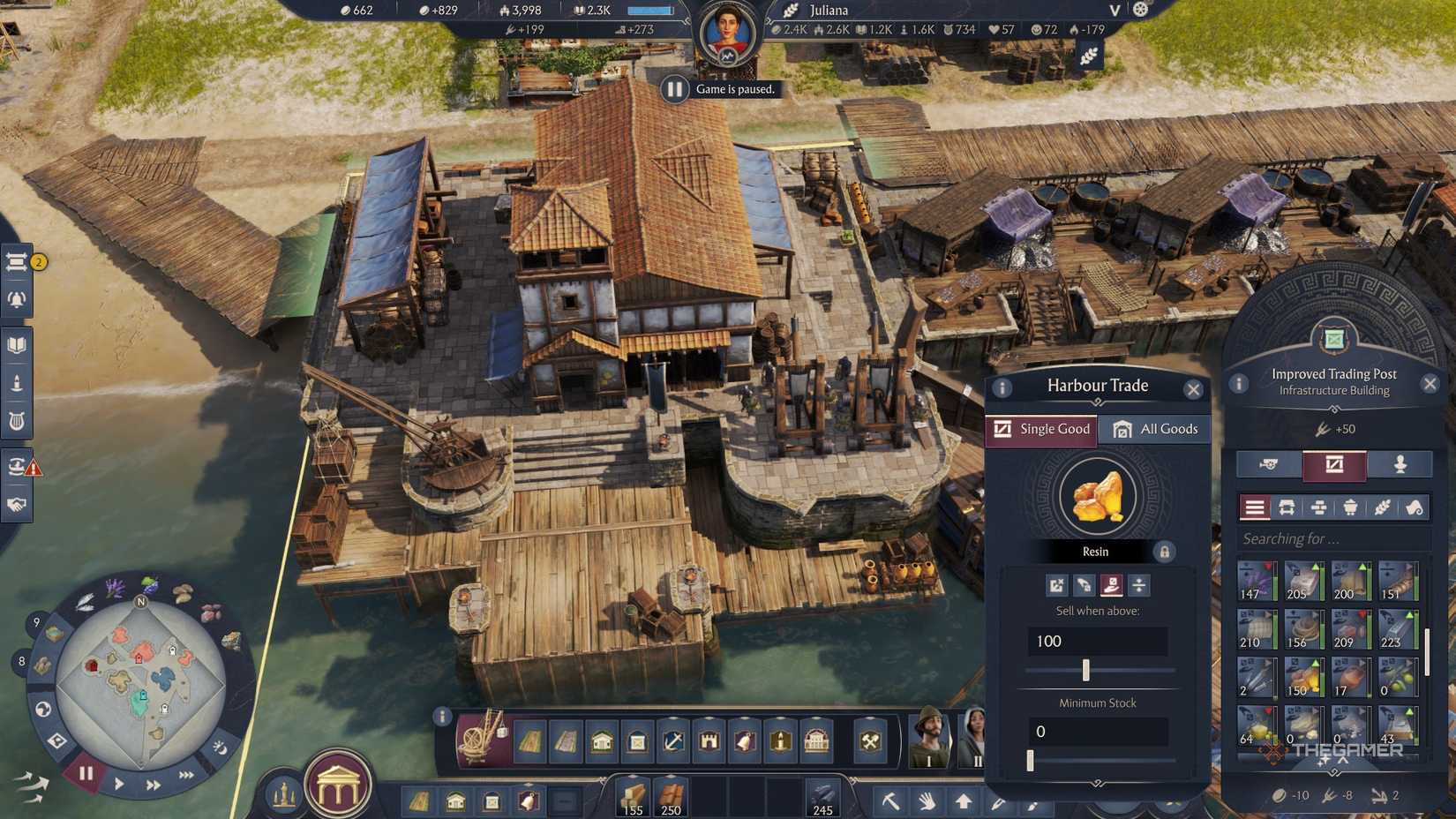 Harbor Trading in Anno 117