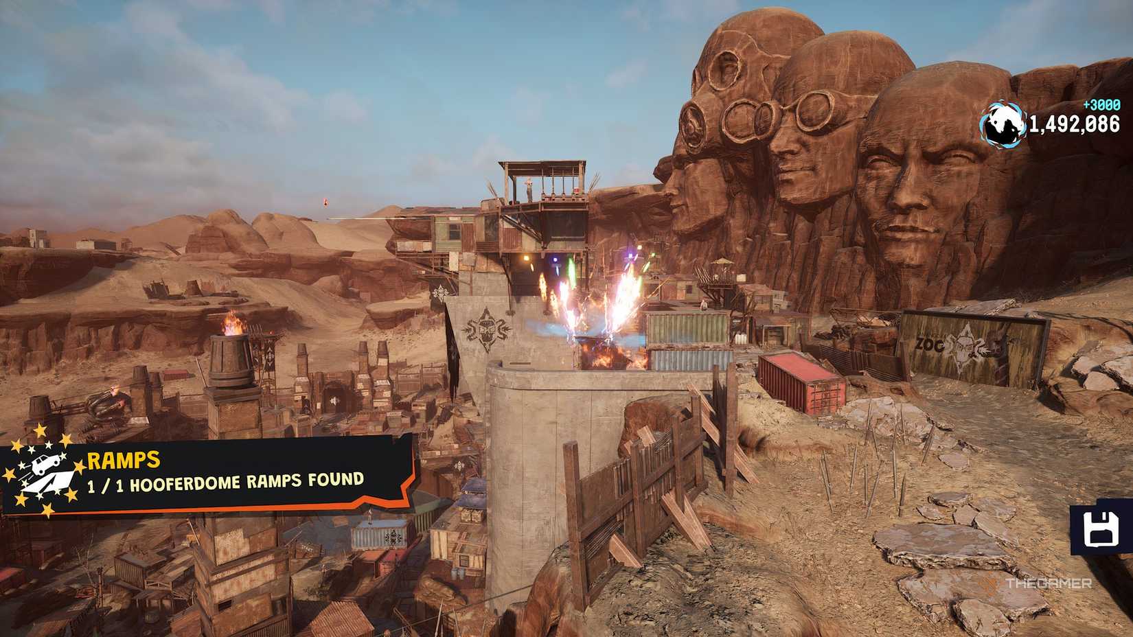 Hooferdome ramp in Goat Simulator 3.