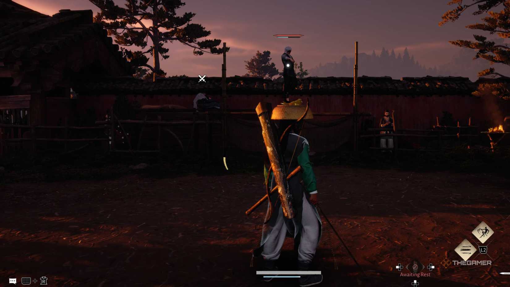 In combat against elder gongsun in where winds meet.