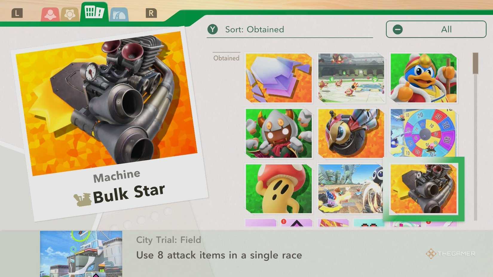 Unlocking the Bulk Star in Kirby Air Riders