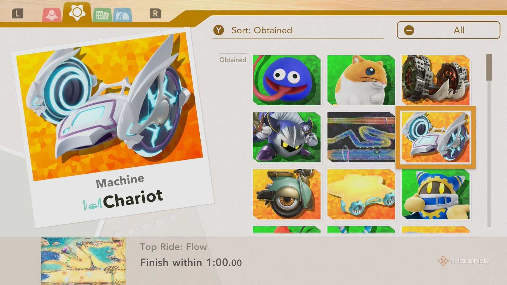 Unlocking the Chariot in Kirby Air Riders