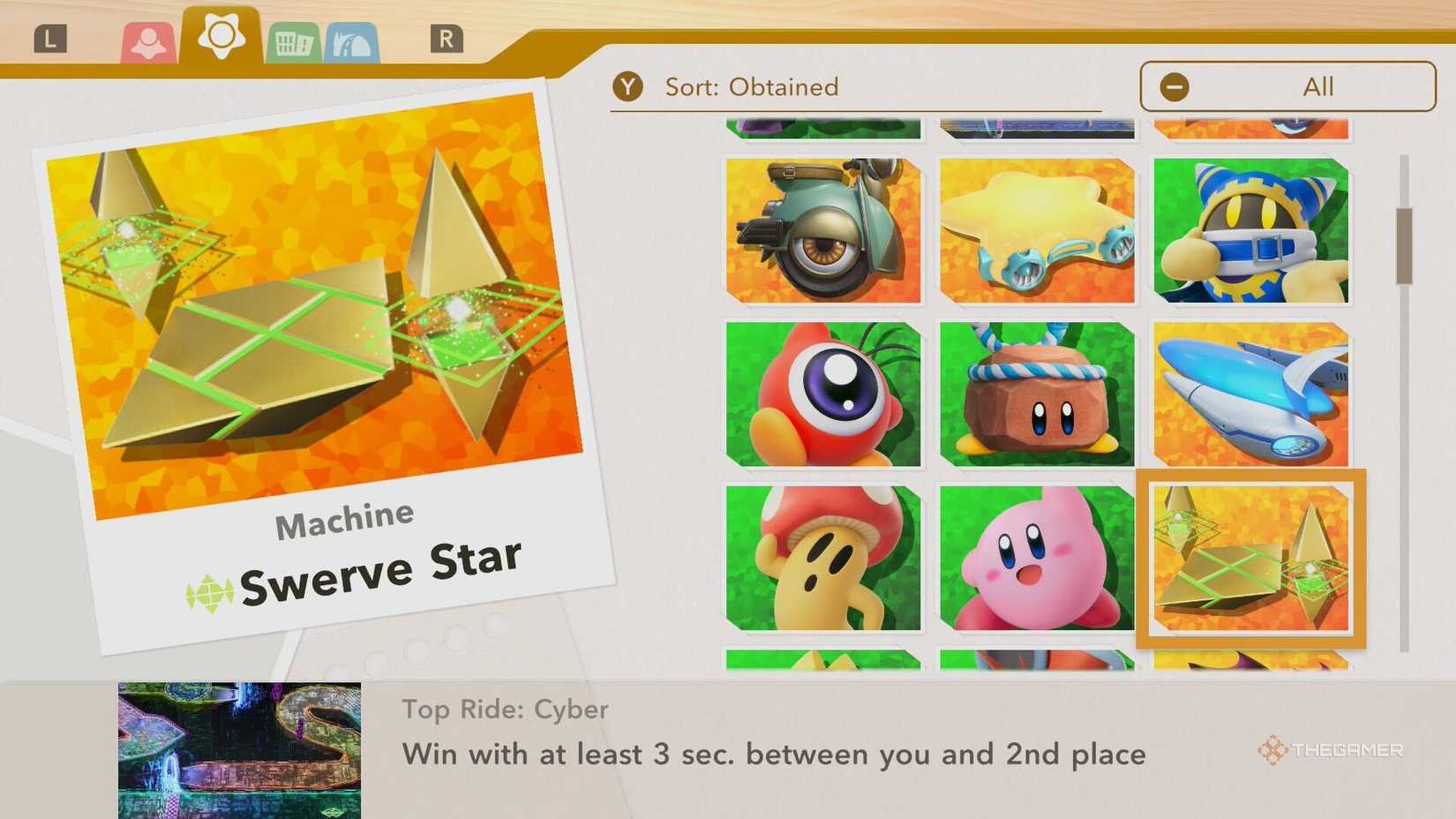 Unlocking the Swerve Star in Kirby Air Riders