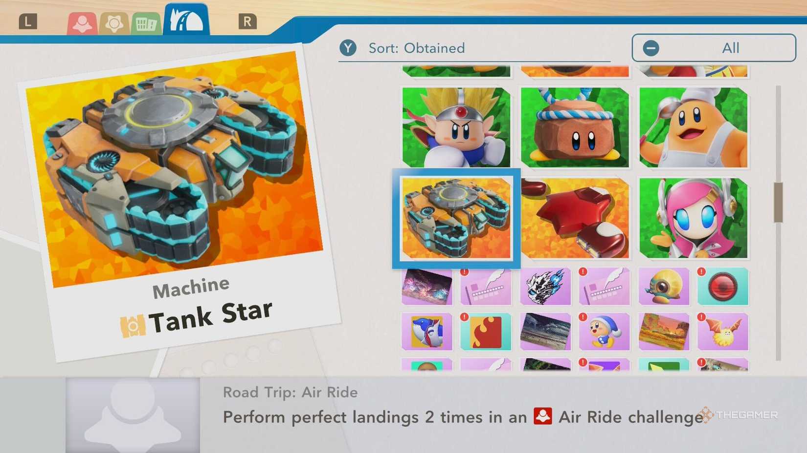 Unlocking the Tank Star in Kirby Air Riders