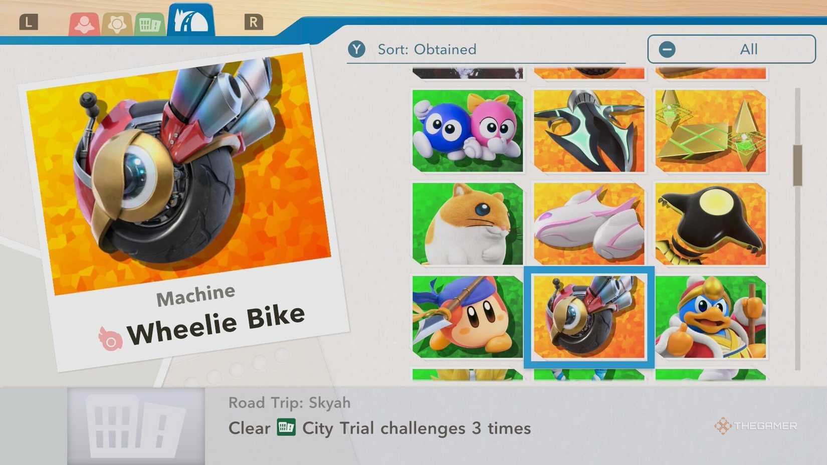 Unlocking the Wheelie Bike in Kirby Air Riders