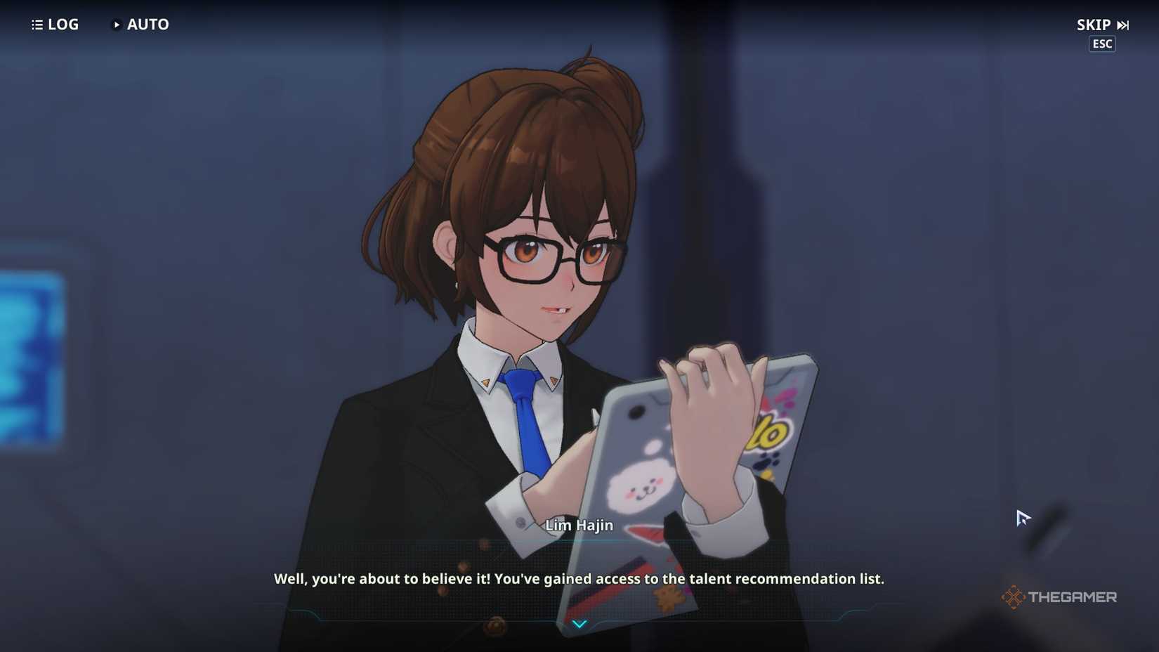 Lim Hajin telling you you can recruit Hunters in Solo Leveling Arise Overdrive.