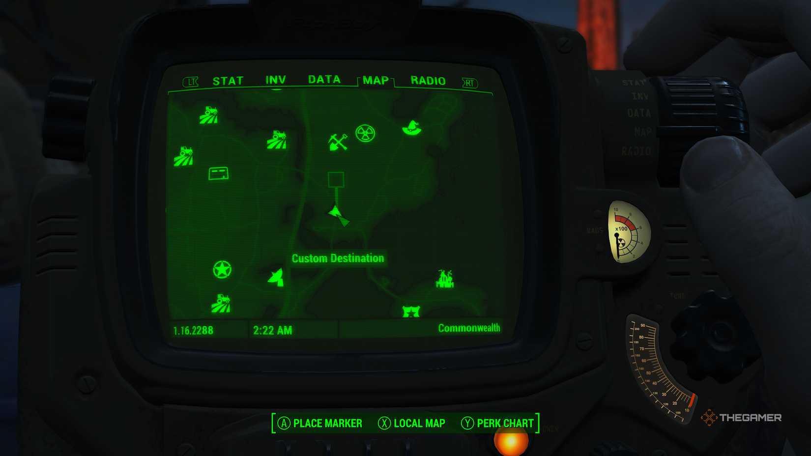 Lynn Pier Parking structure location in Fallout 4.