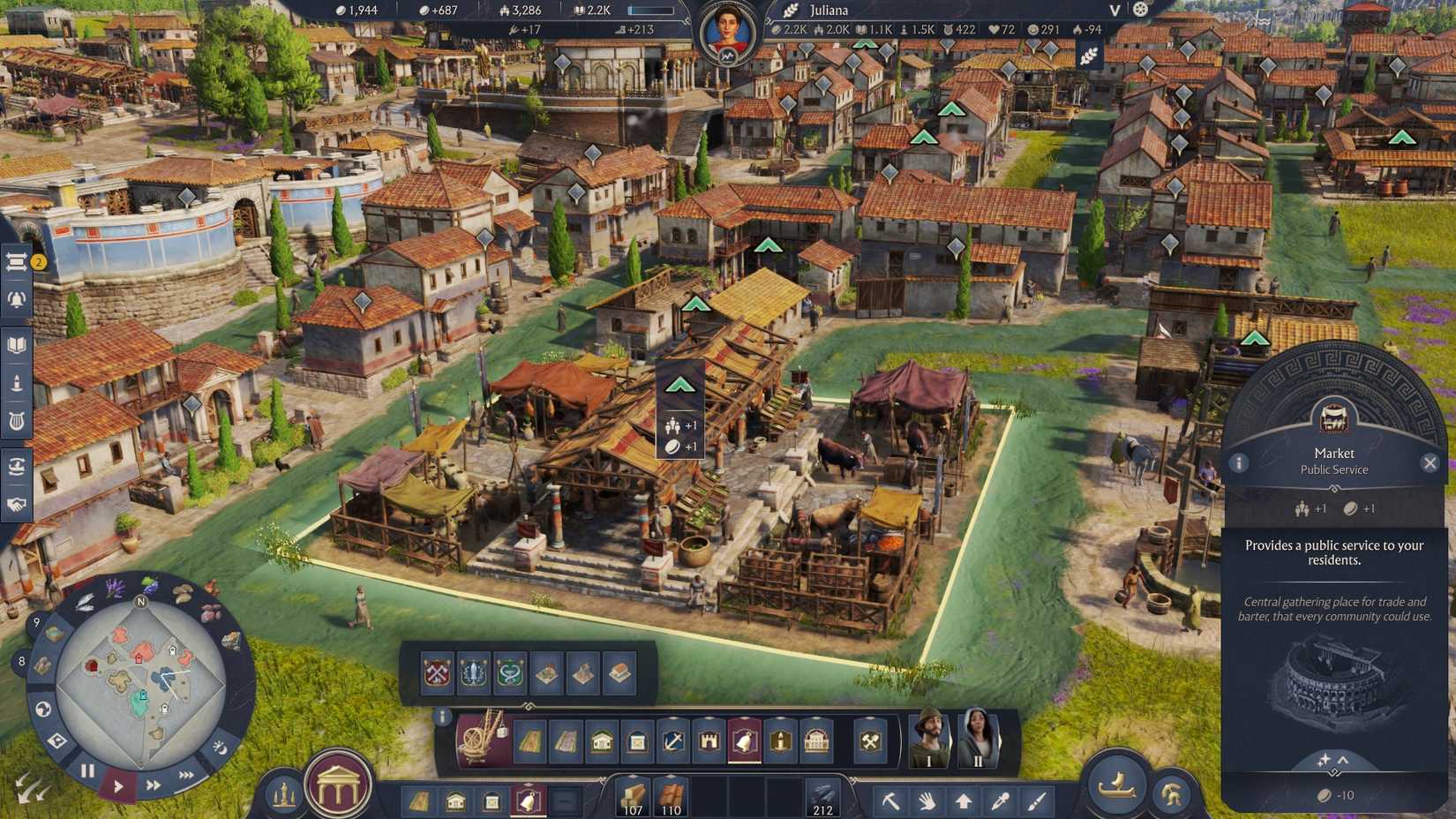 Market in Anno 117