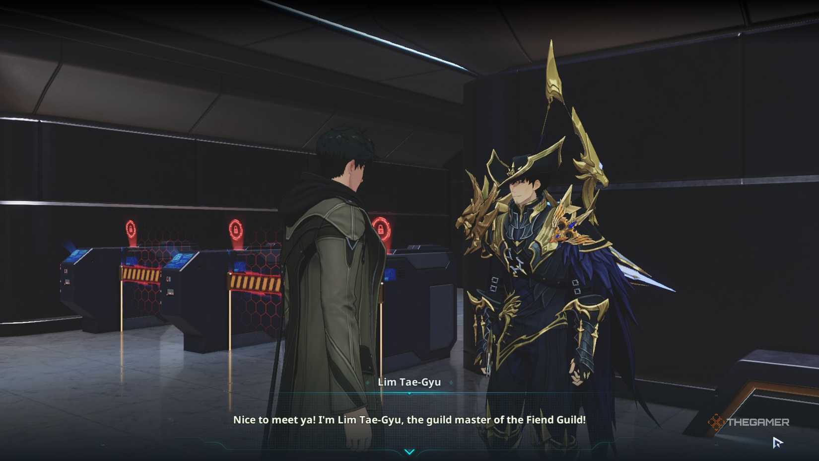 Meeting Lim Tae-Gyu in Solo Leveling Arive Overdrive.