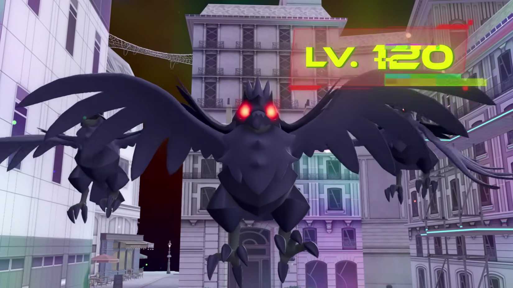 level 120 alpha corviknight in pokemon legends z-a.