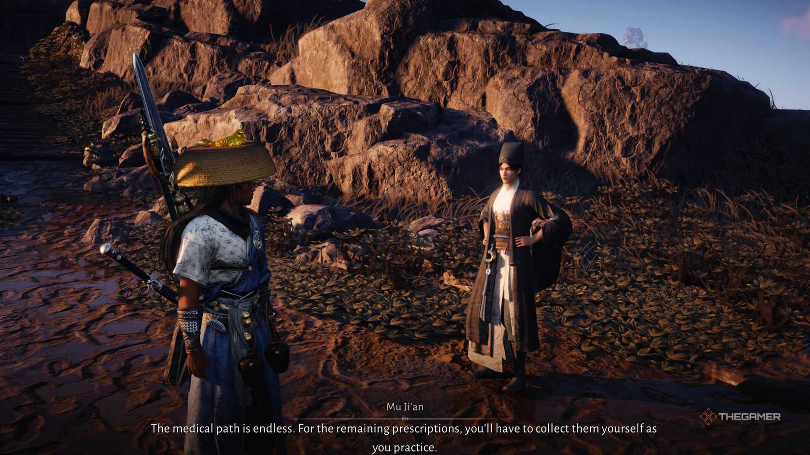 Mu Ji'an asking you to collectoyur own prescriptions in where winds meet.