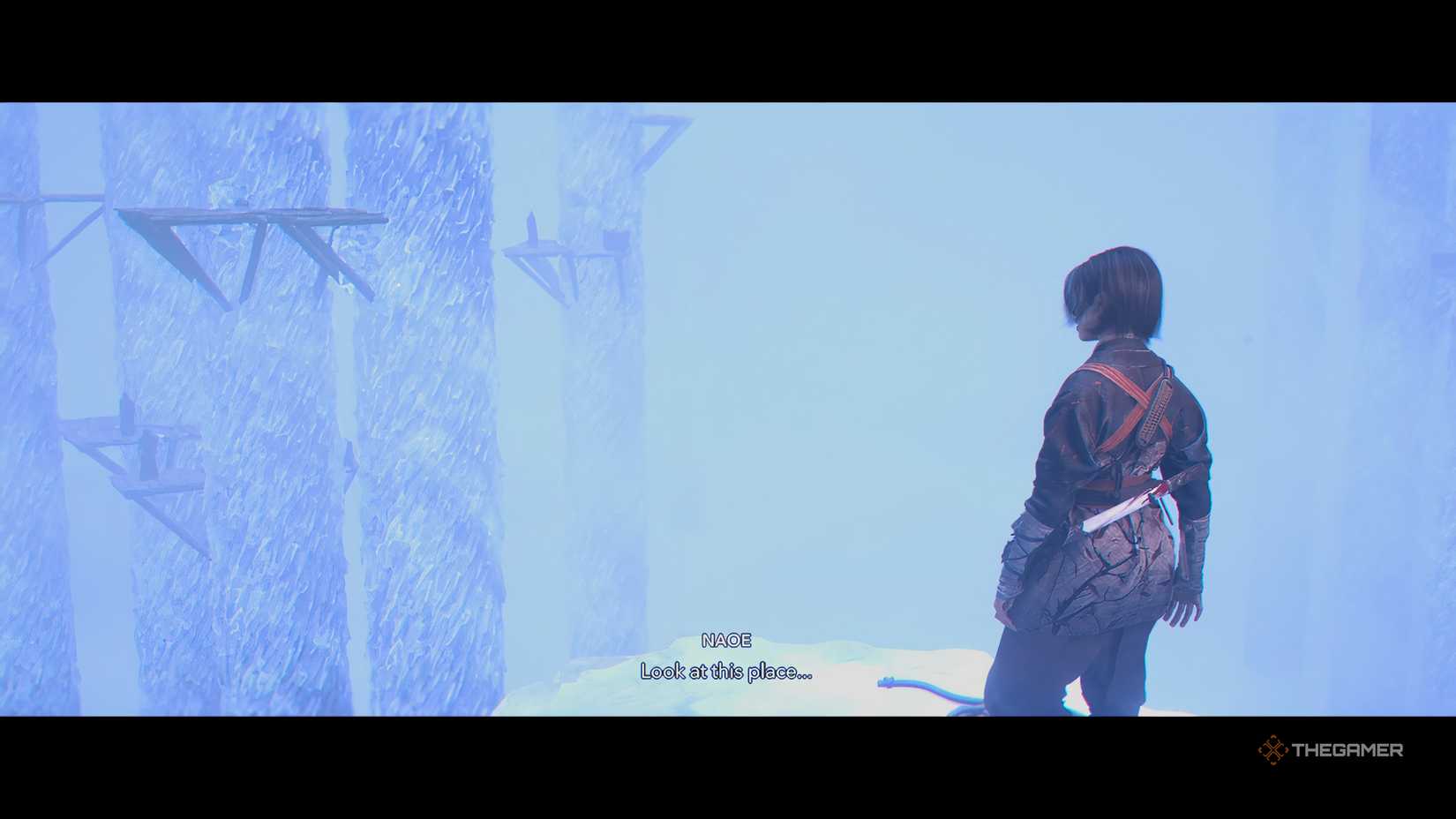 Naoe reaching the room of the AoT story quest in Assassin’s Creed Shadows