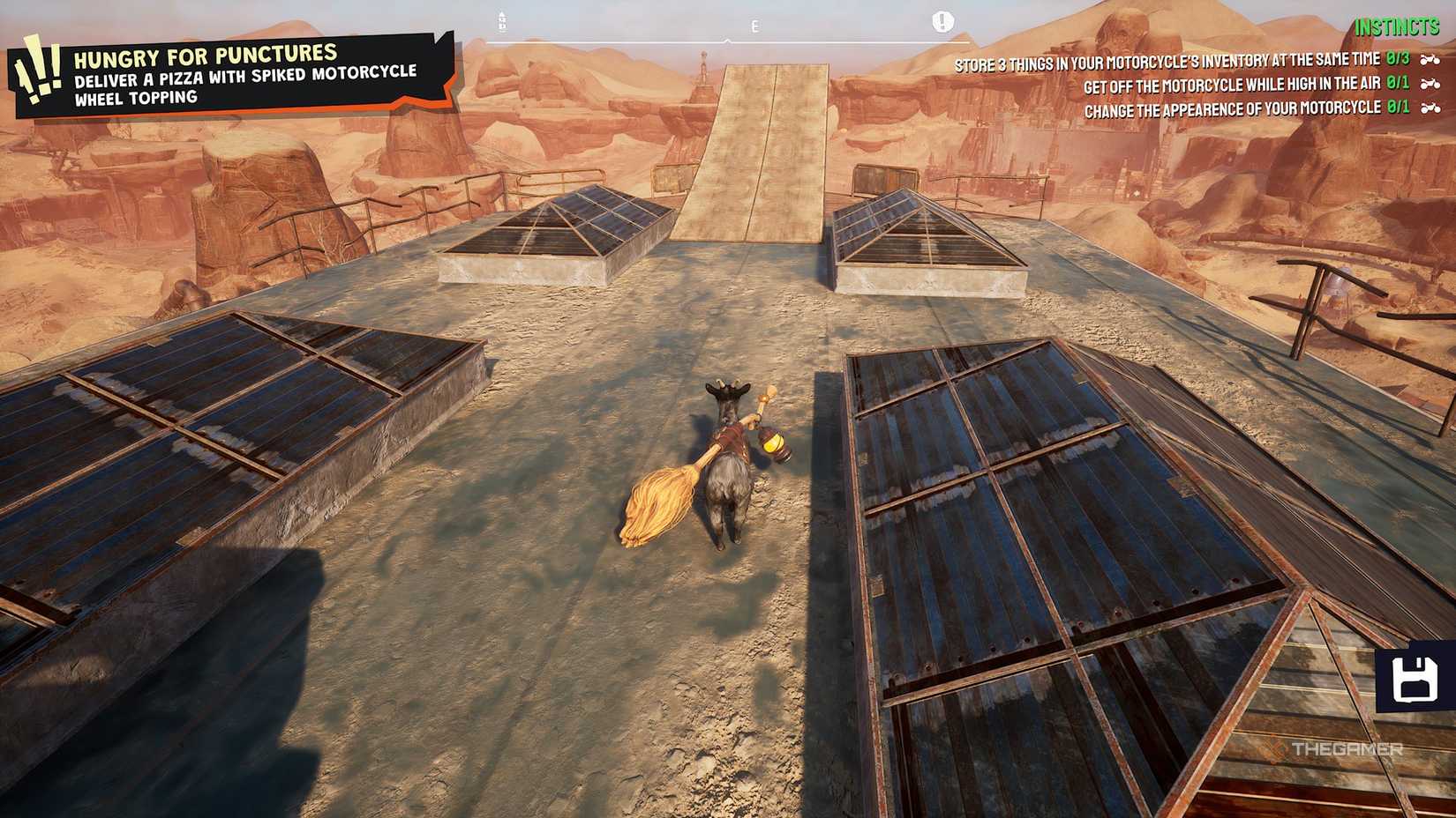 Newtown ramp in Goat Simulator 3.