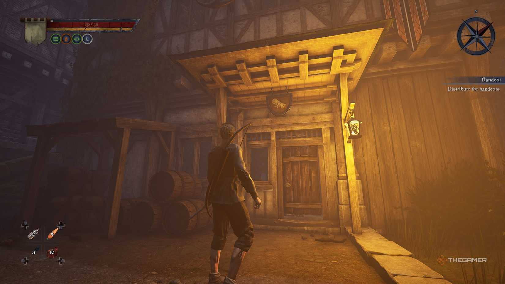 Of Ash and Steel Door with Scroll.