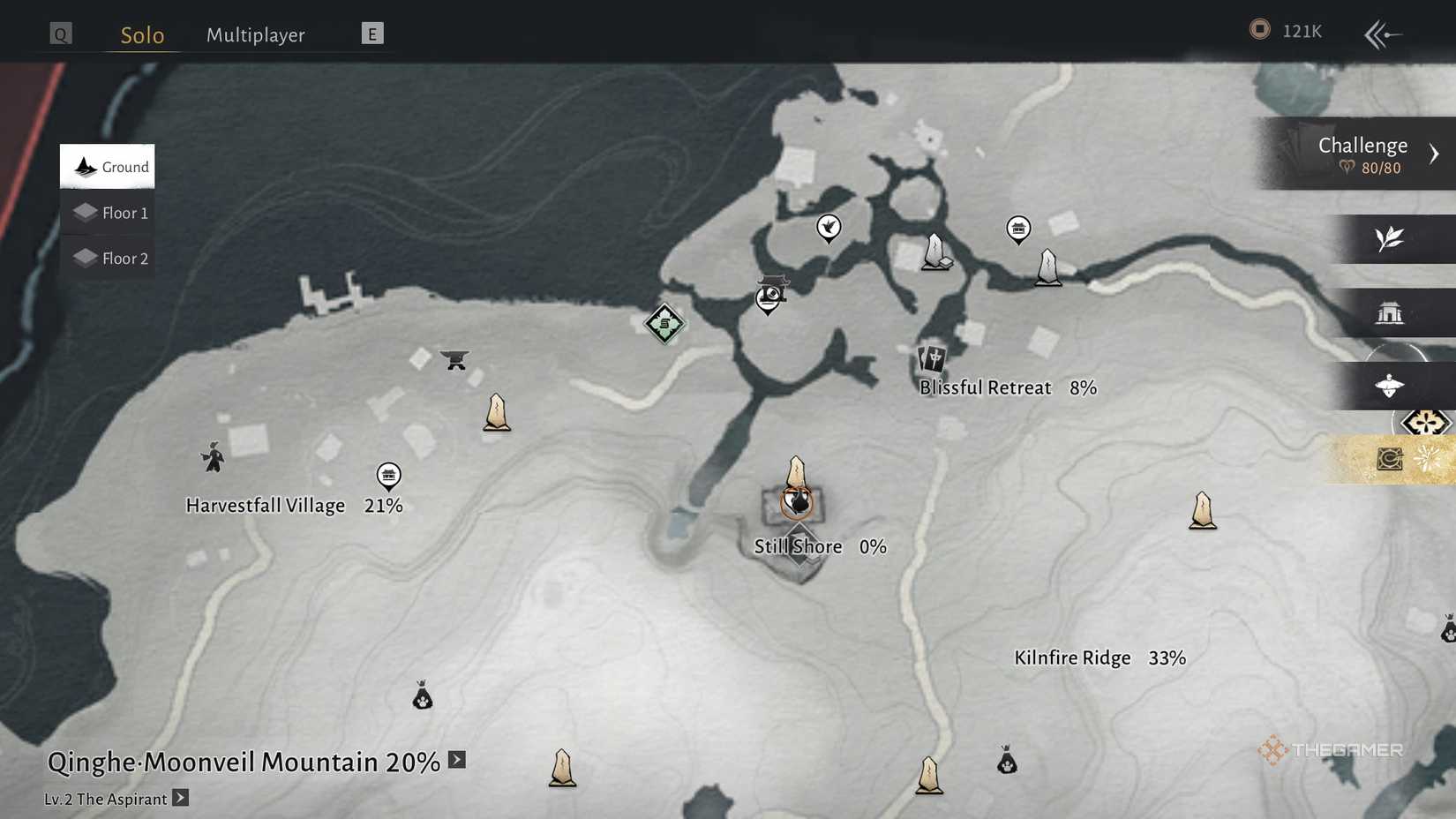 Peach cat play location in Where Winds Meet.