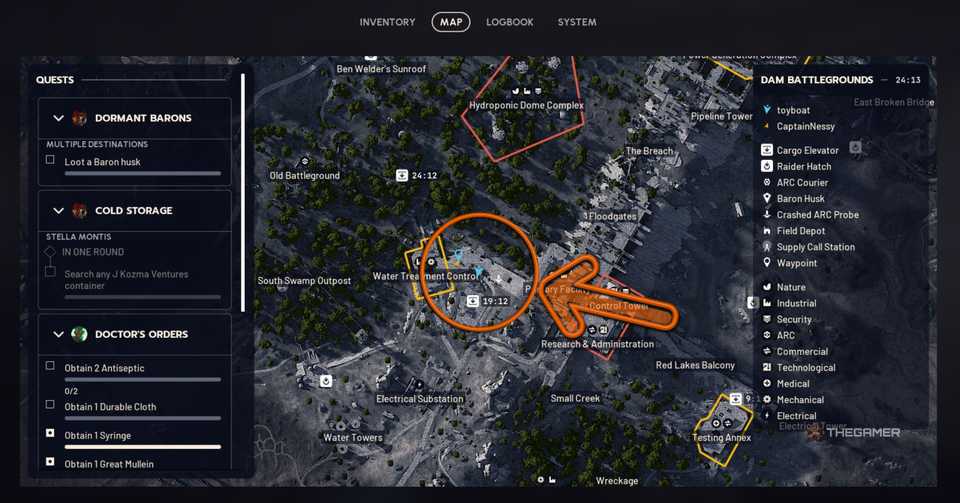 Pointing at POI map locations in Arc Raiders.-1