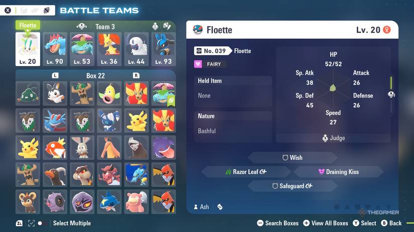 Challenge Run Teams Canon Team Alt in Pokemon Legends: Z-A.