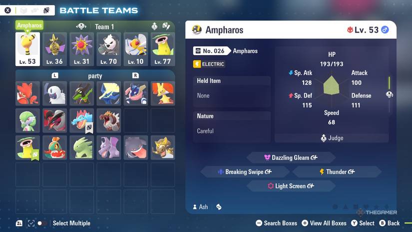 The Best Nuzlocke Teams Option A in Pokemon Legends: Z-A.