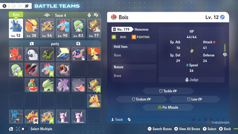 The Best Nuzlocke Teams Option D in Pokemon Legends: Z-A.