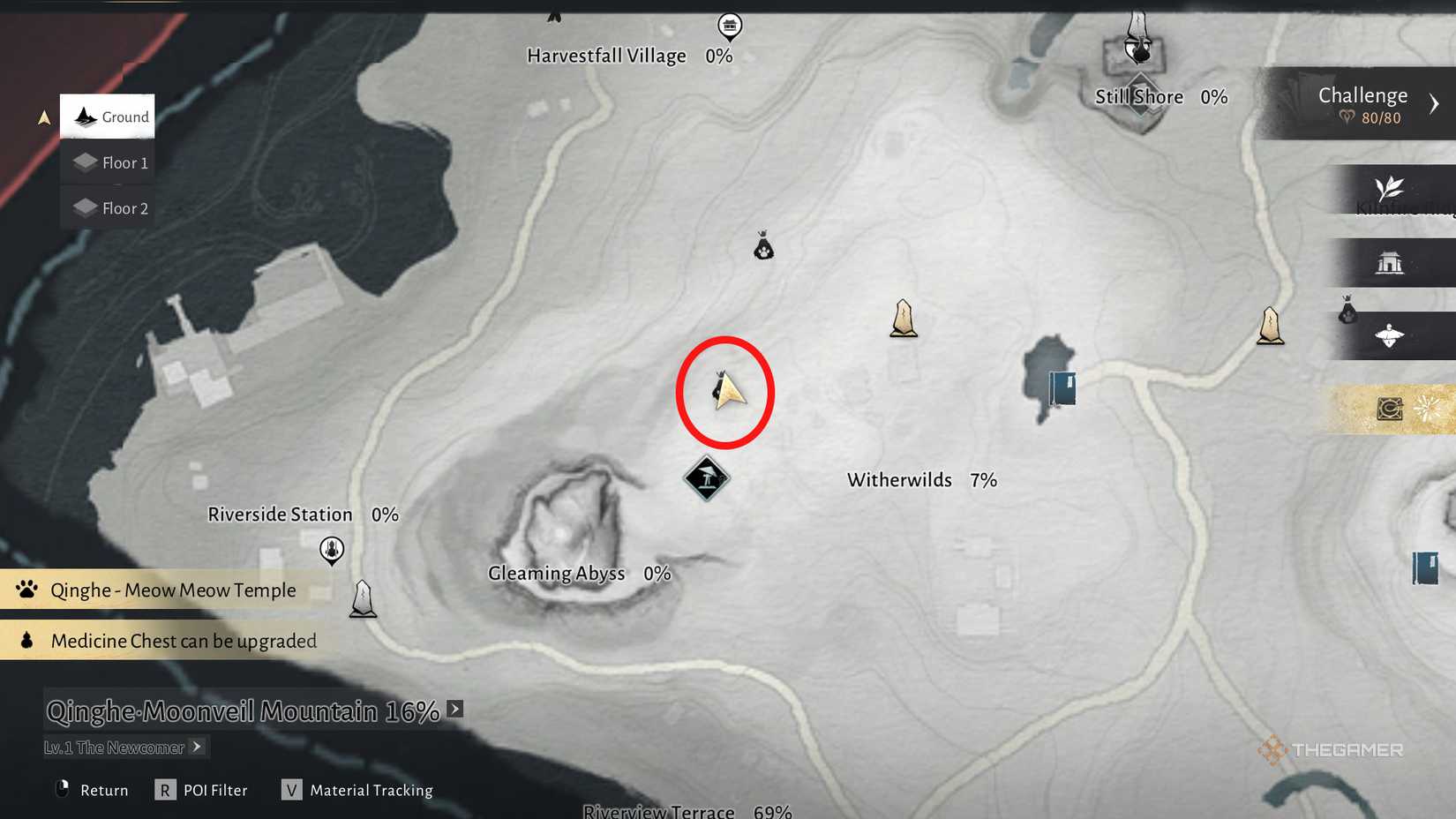 Puzzle near witherwilds in Where Winds Meet.