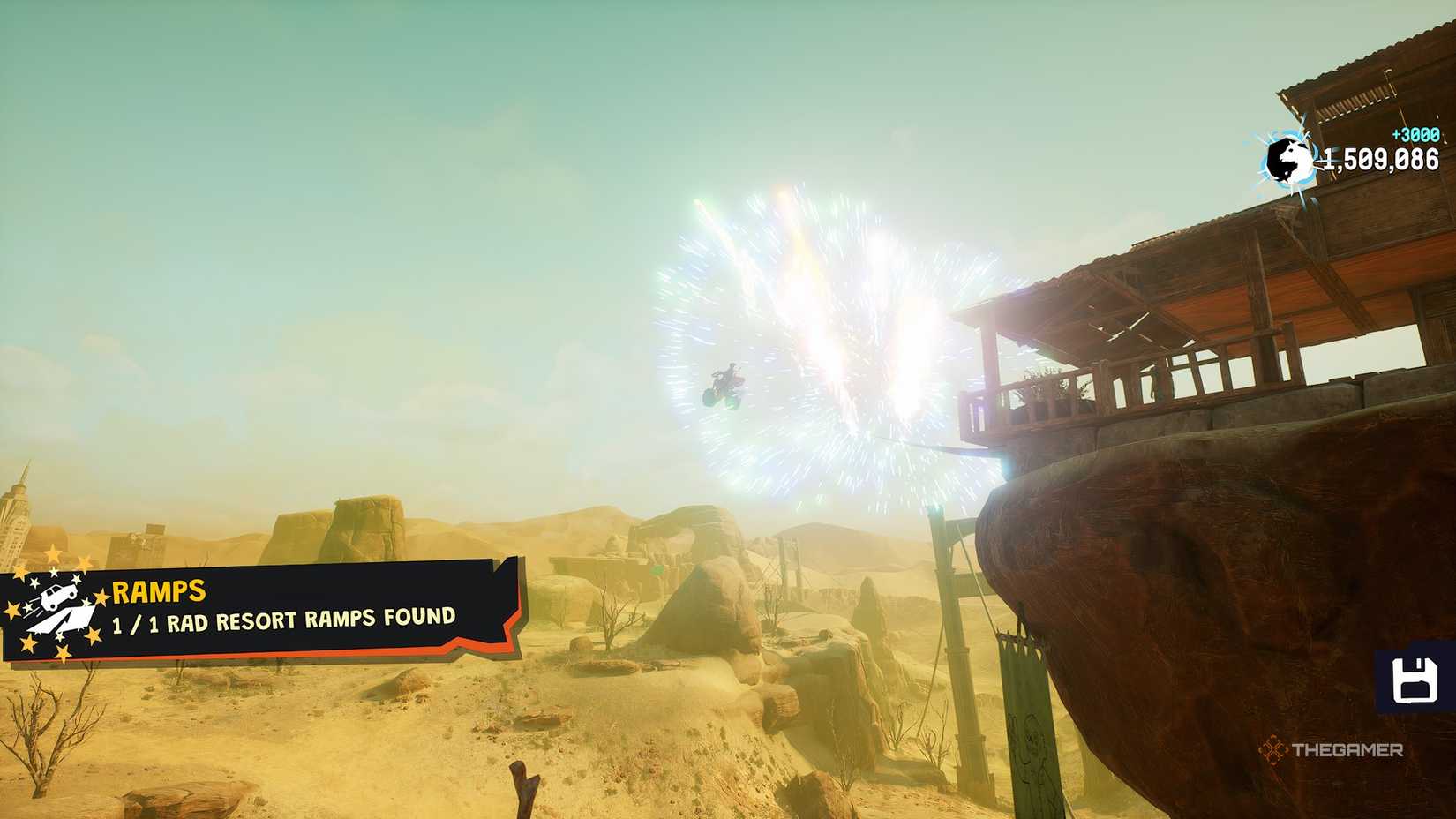 Rad Resort ramp location in Goat Simulator 3.