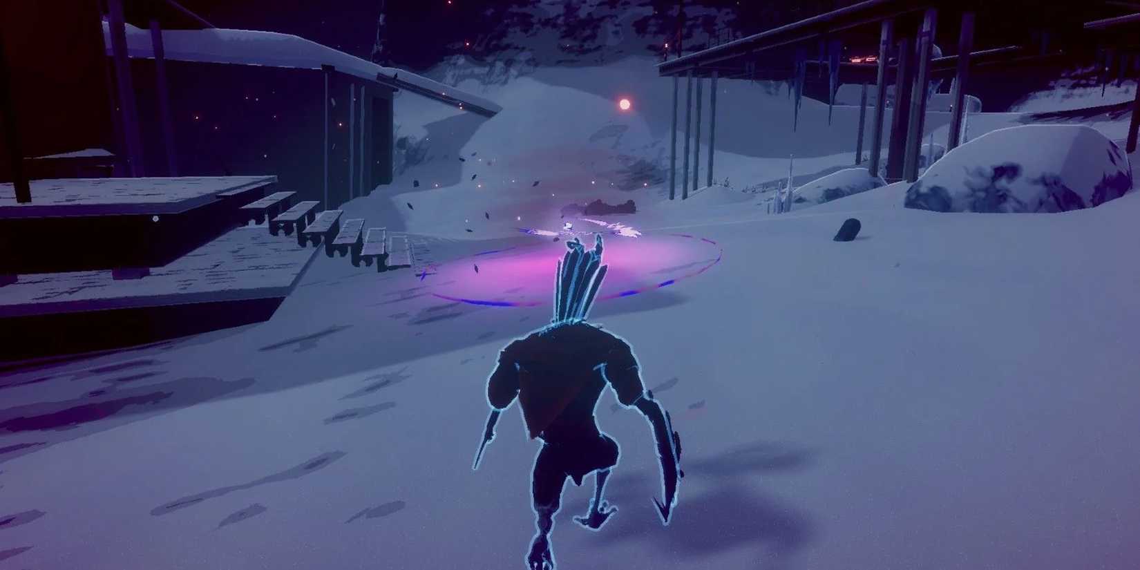 Heretic running in Risk of Rain 2.