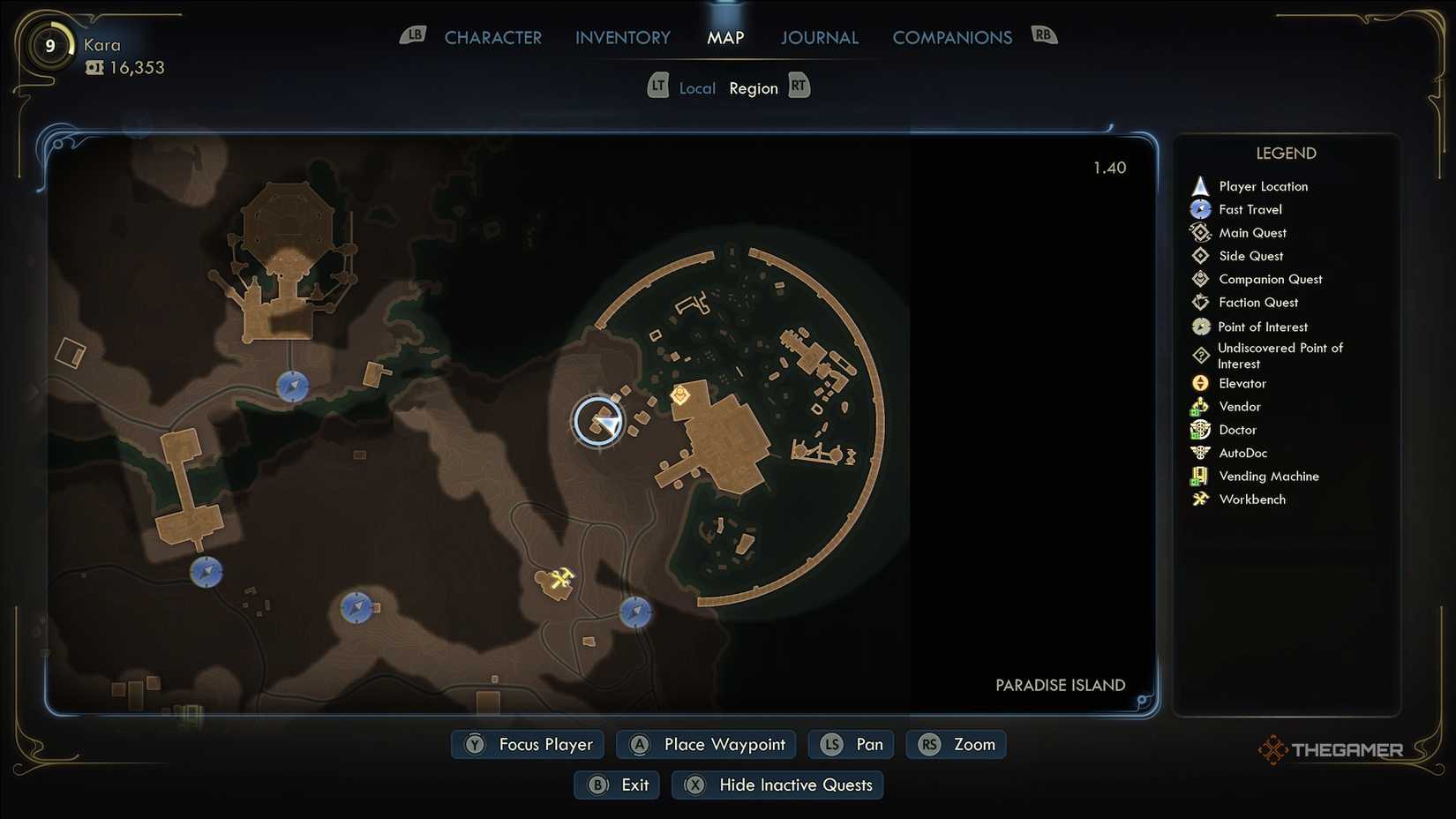 Science Adventures Quarterly volume 1 map location in The Outer Worlds 2.