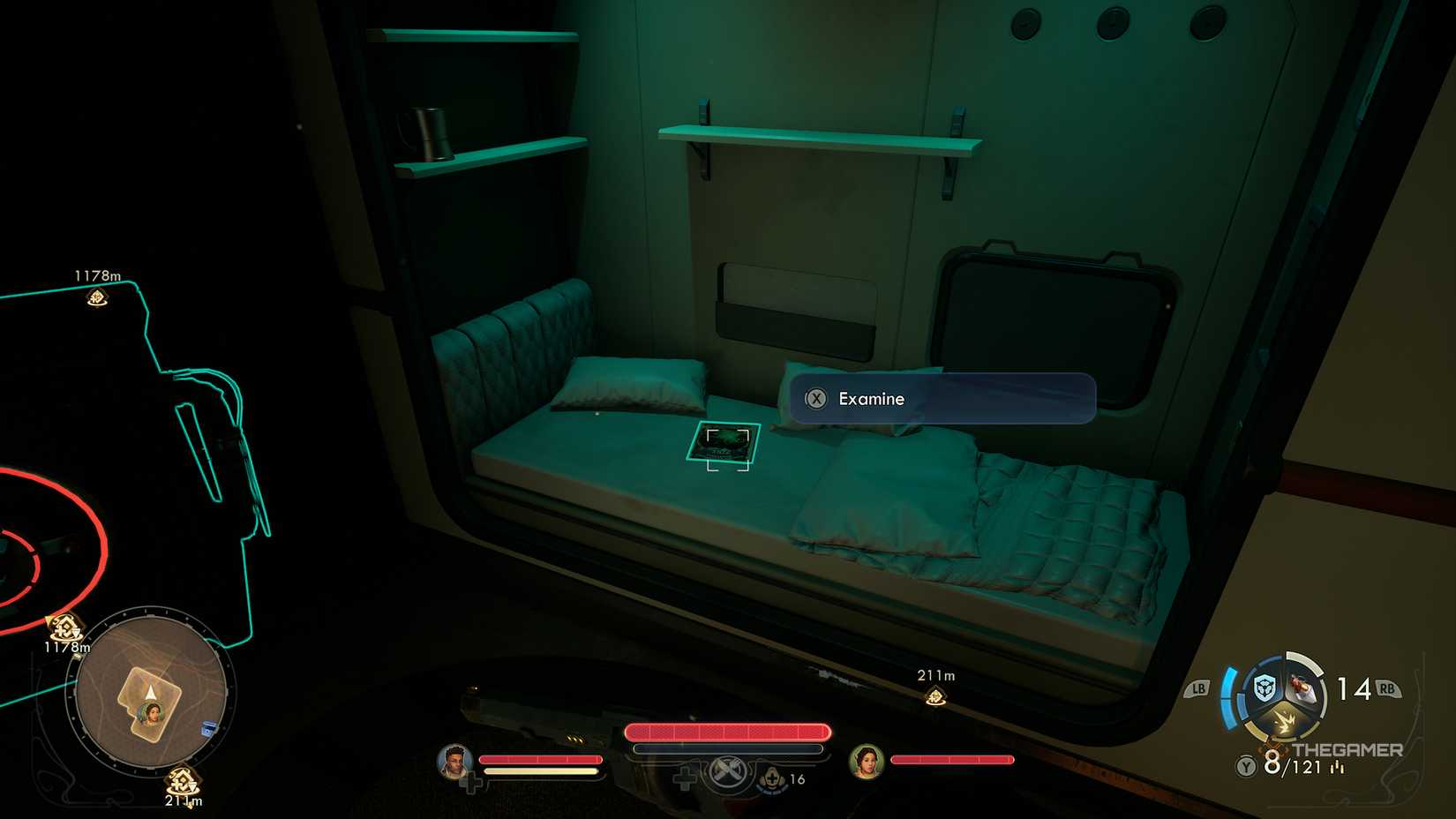 Science Adventures Quarterly volume 9 on a bed in The Outer Worlds 2.