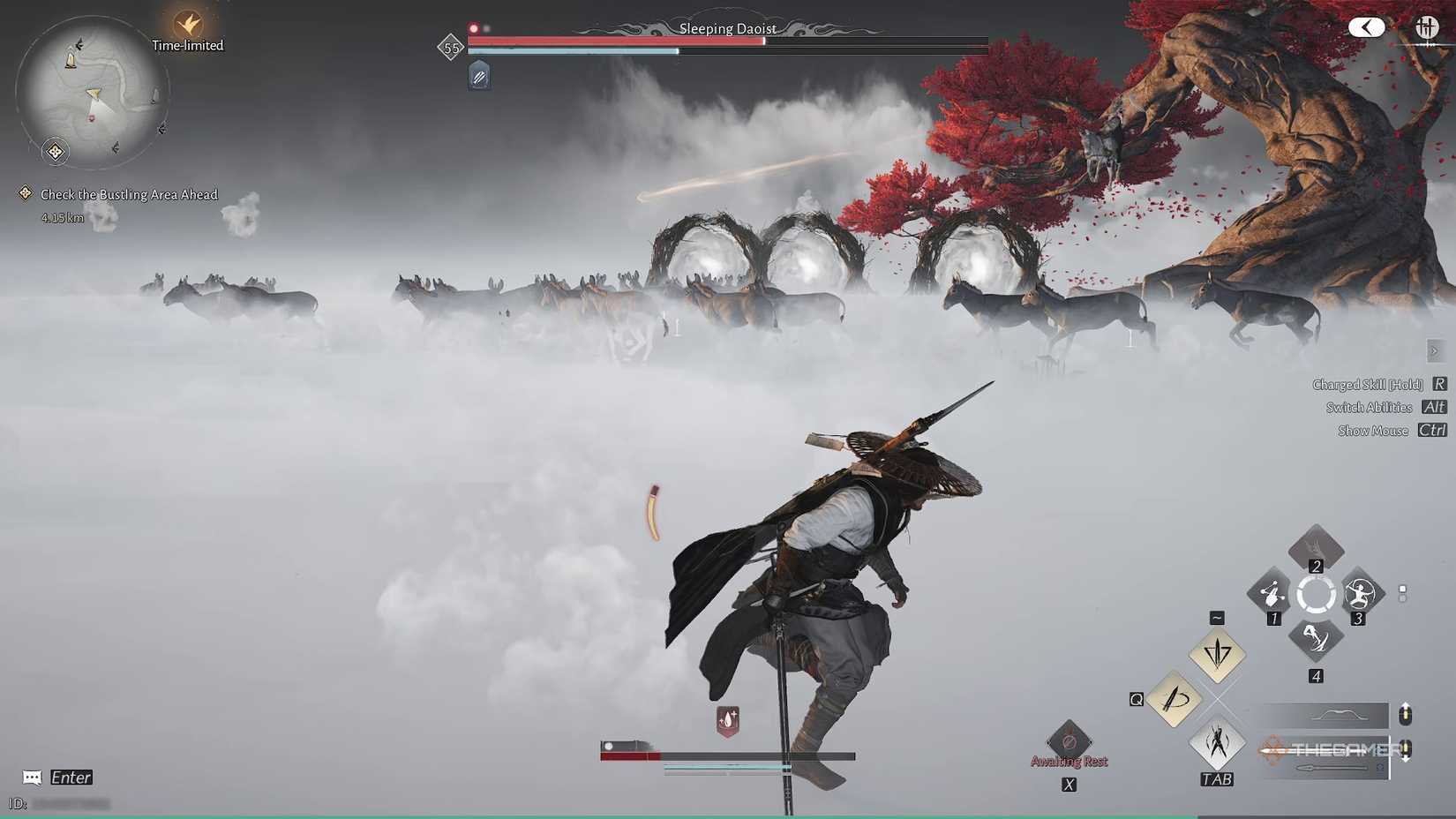 Donkeys coming out of portals in Where Winds Meet.