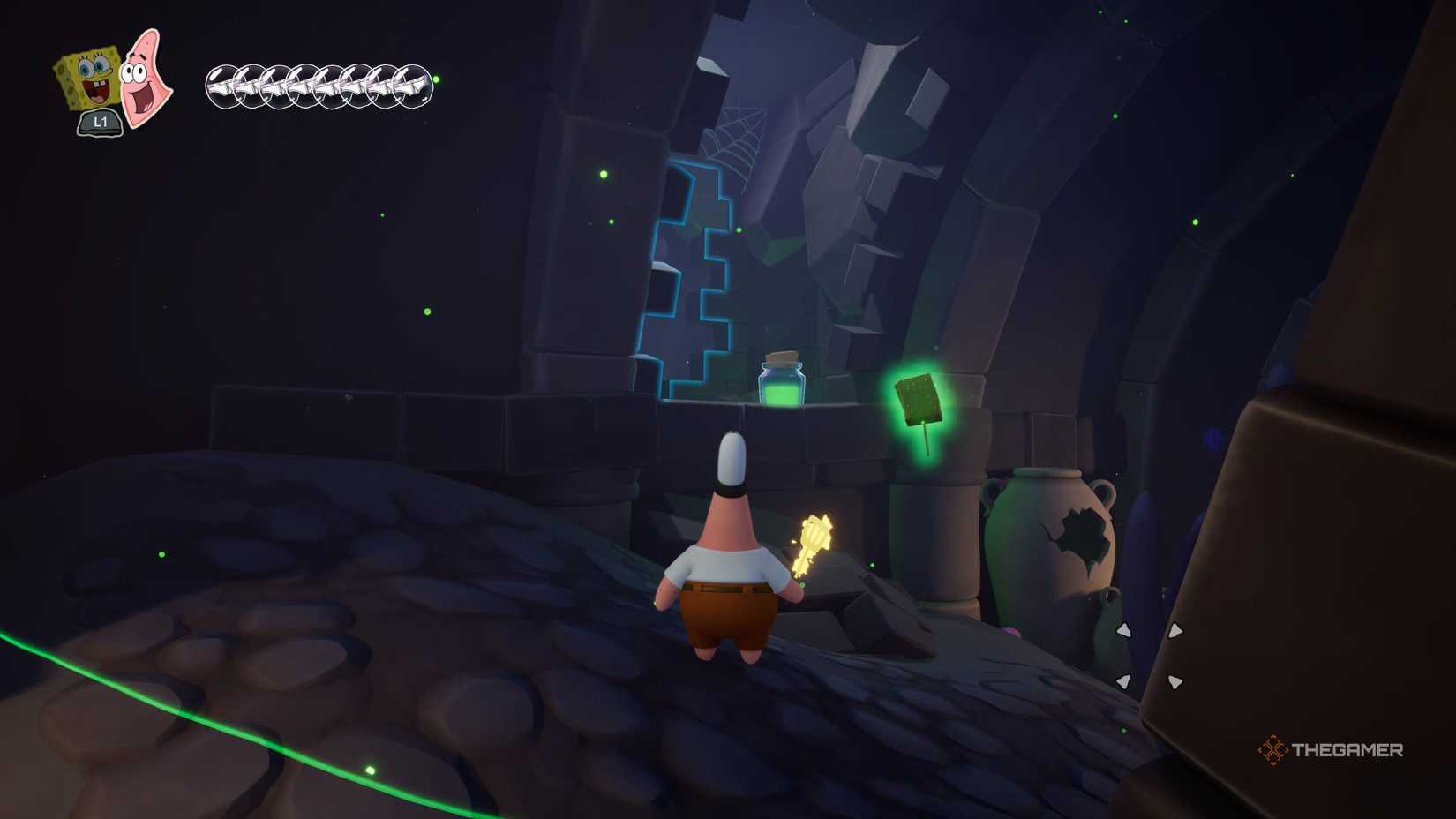 The location of the first TV in Atlantis City in SpongeBob SquarePants: Titans of the Tide.