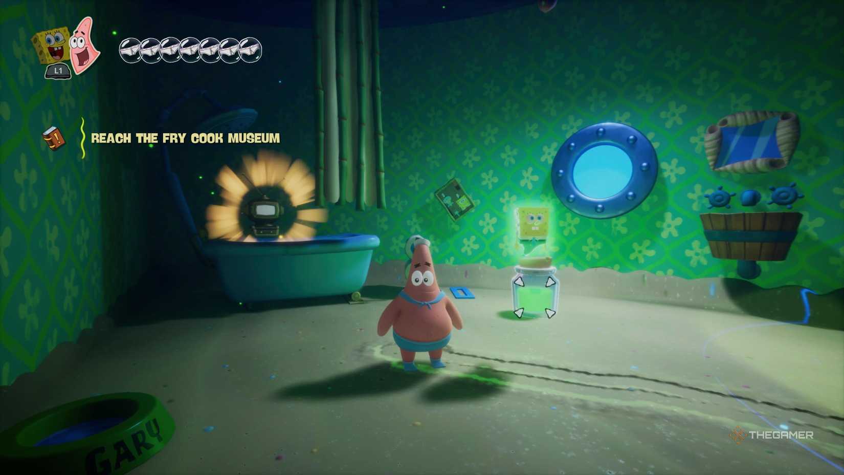 The first TV in Bikini Bottom in SpongeBob SquarePants: Titans of the Tide.