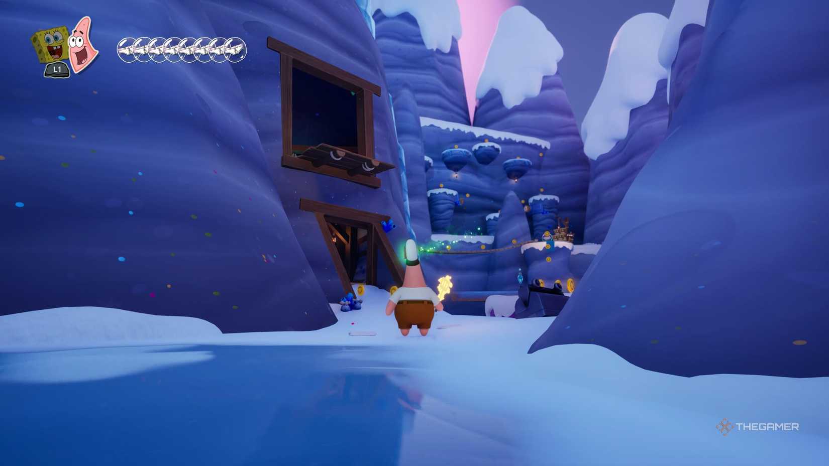 The first Hoff TV in Jellyfish Fields in SpongeBob SquarePants: Titans of the Tide.