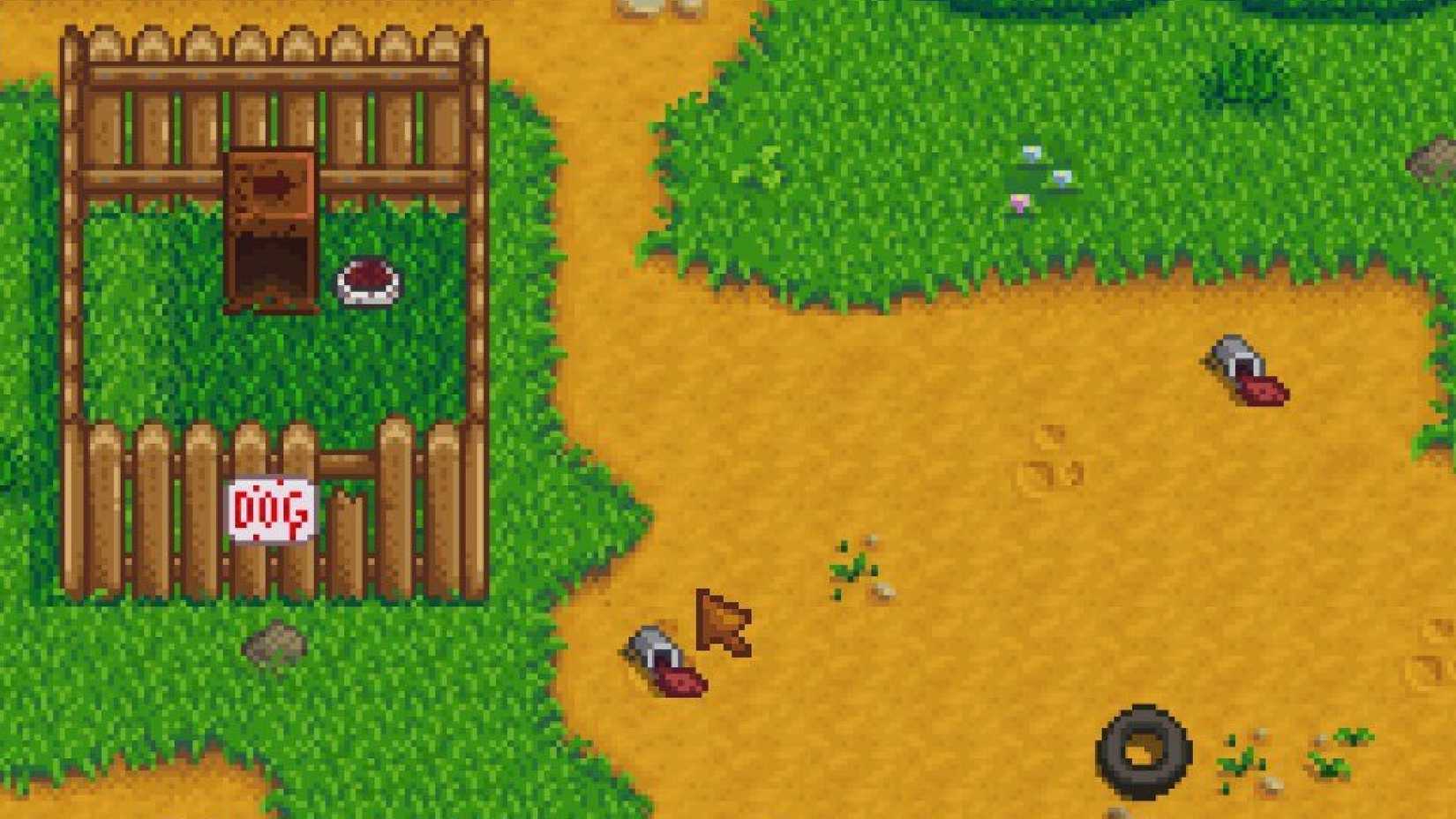 stardew valley dog pen area