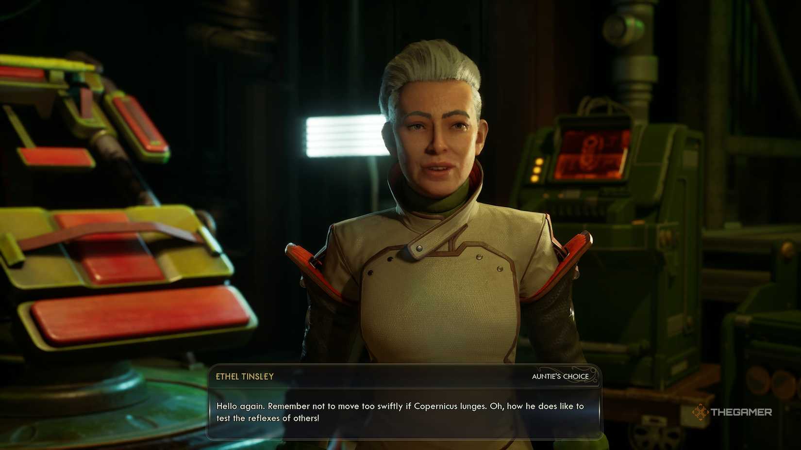 Разговор с Этель Тинсли в The Outer Worlds 2