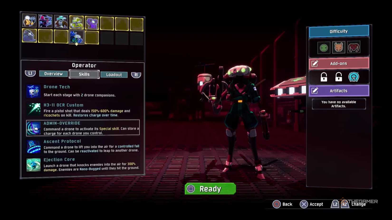 The ADMIN OVERRIDE skill for the Operator in Risk of Rain 2.