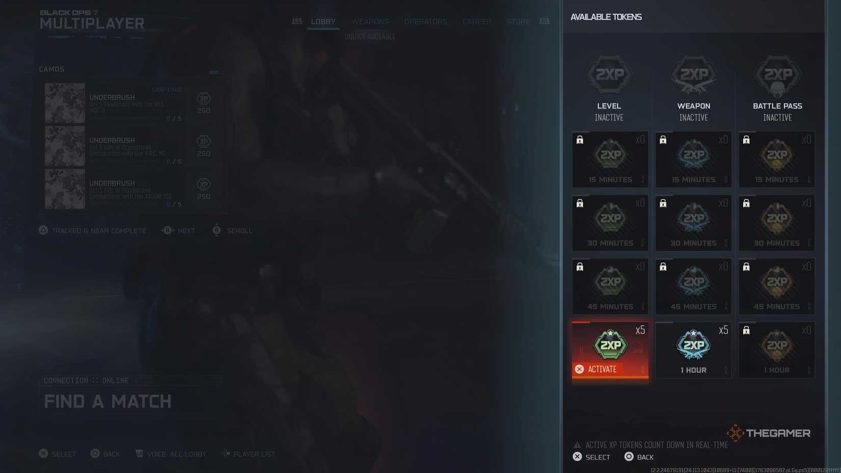 The bonus five hours of Double XP and five hours of Double Weapon XP in Call of Duty: Black Ops 7 for logging in during the pre-season