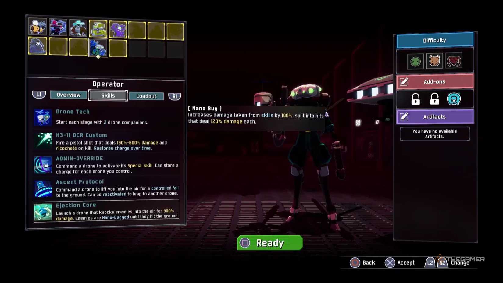 The Ejection Core skill for the Operator in Risk of Rain 2.