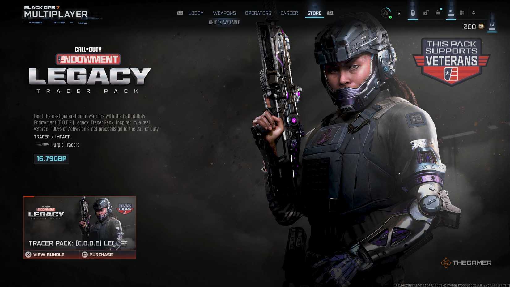 The Endowment Tracer Pack that contains Double XP Tokes in Call of Duty: Black Ops 7