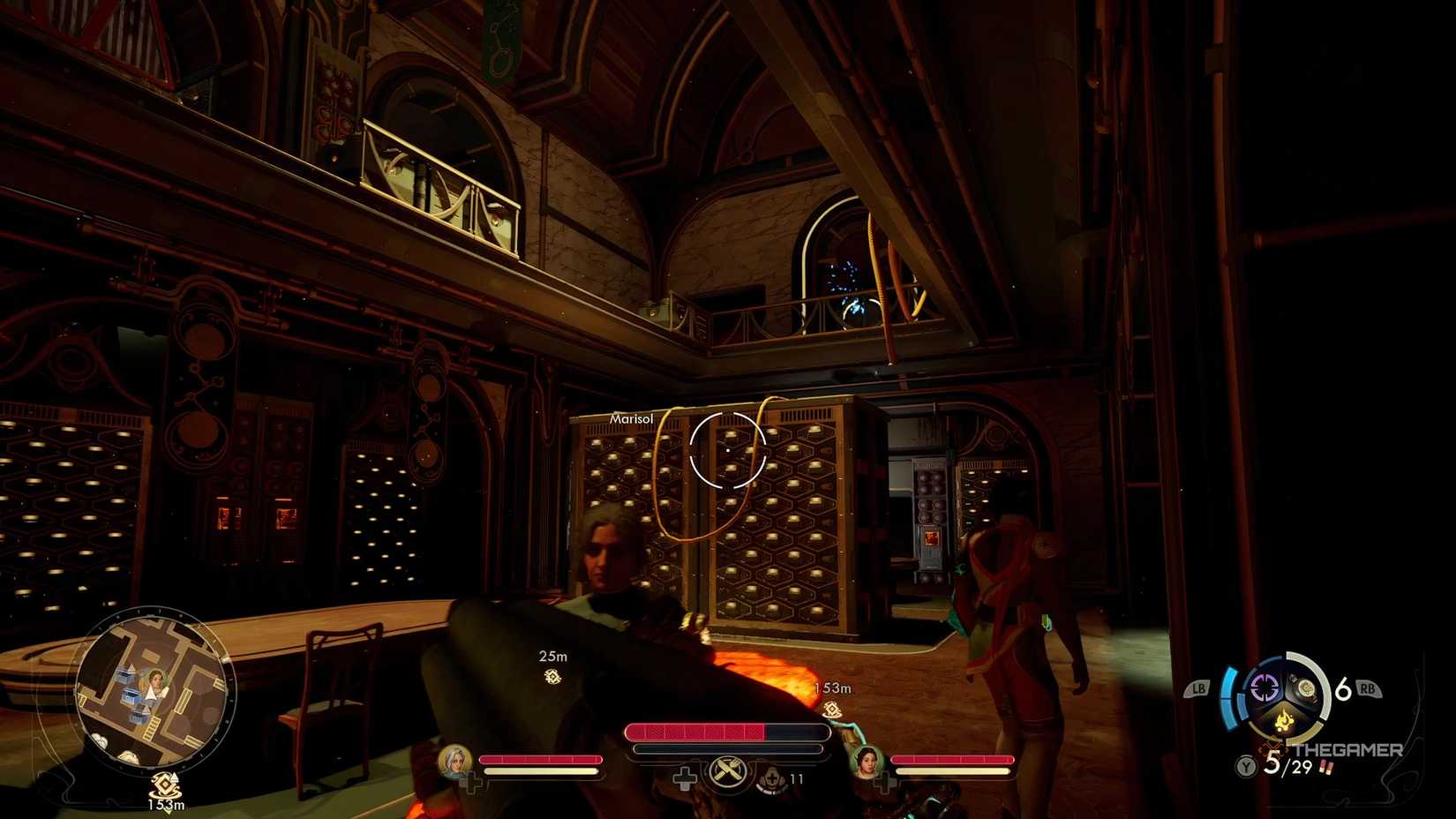 The golden server room in The Outer Worlds 2 to find Only Real Numbers in Only Real Numbers