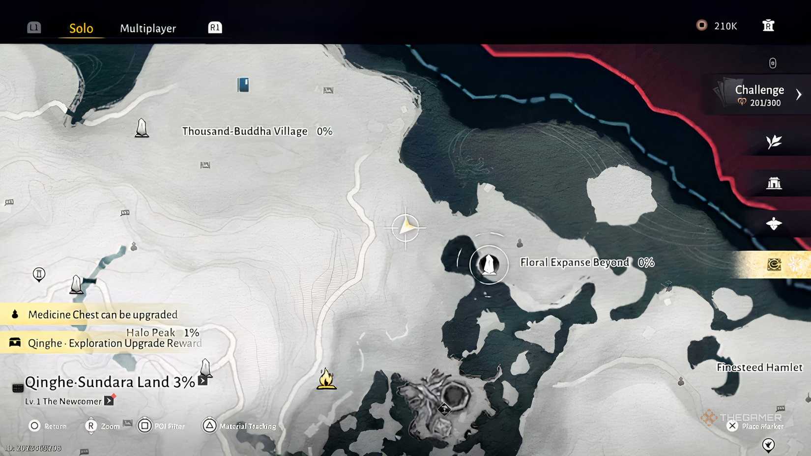 The Inkwell Fan Sanctum Dragon Key Entrance in Where Winds Meet for the Inkwell Fan Martial Art.