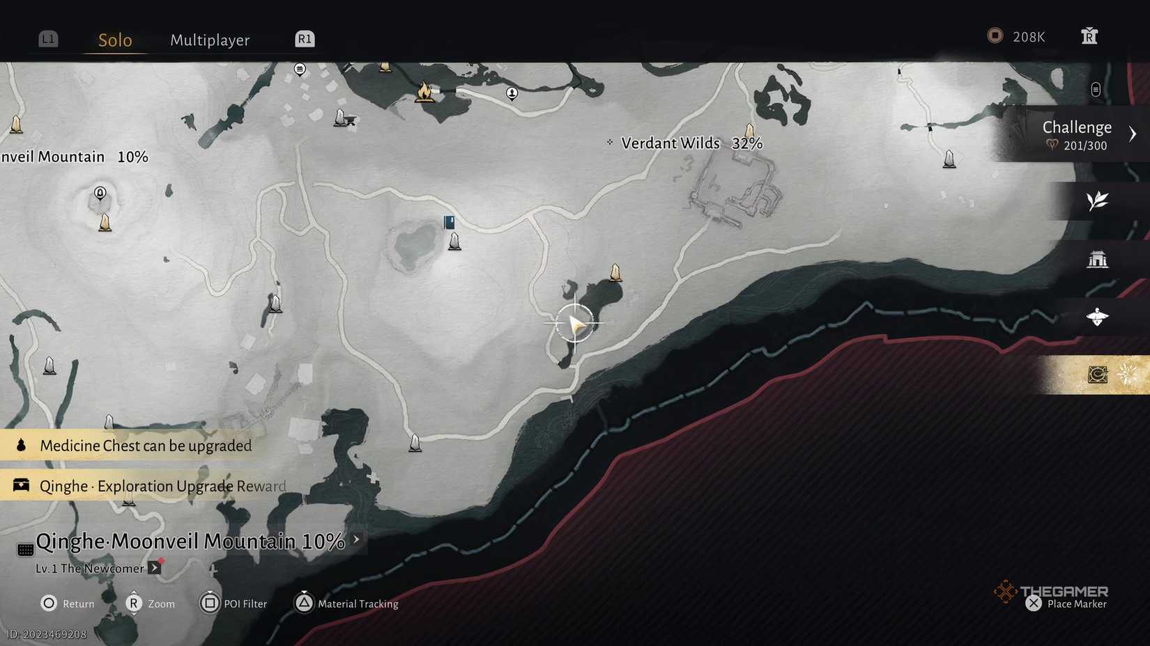 The Midnight Mercy Sanctum Dragon Key Entrance in Where Winds Meet for the Infernal Twinblades Martial Art.