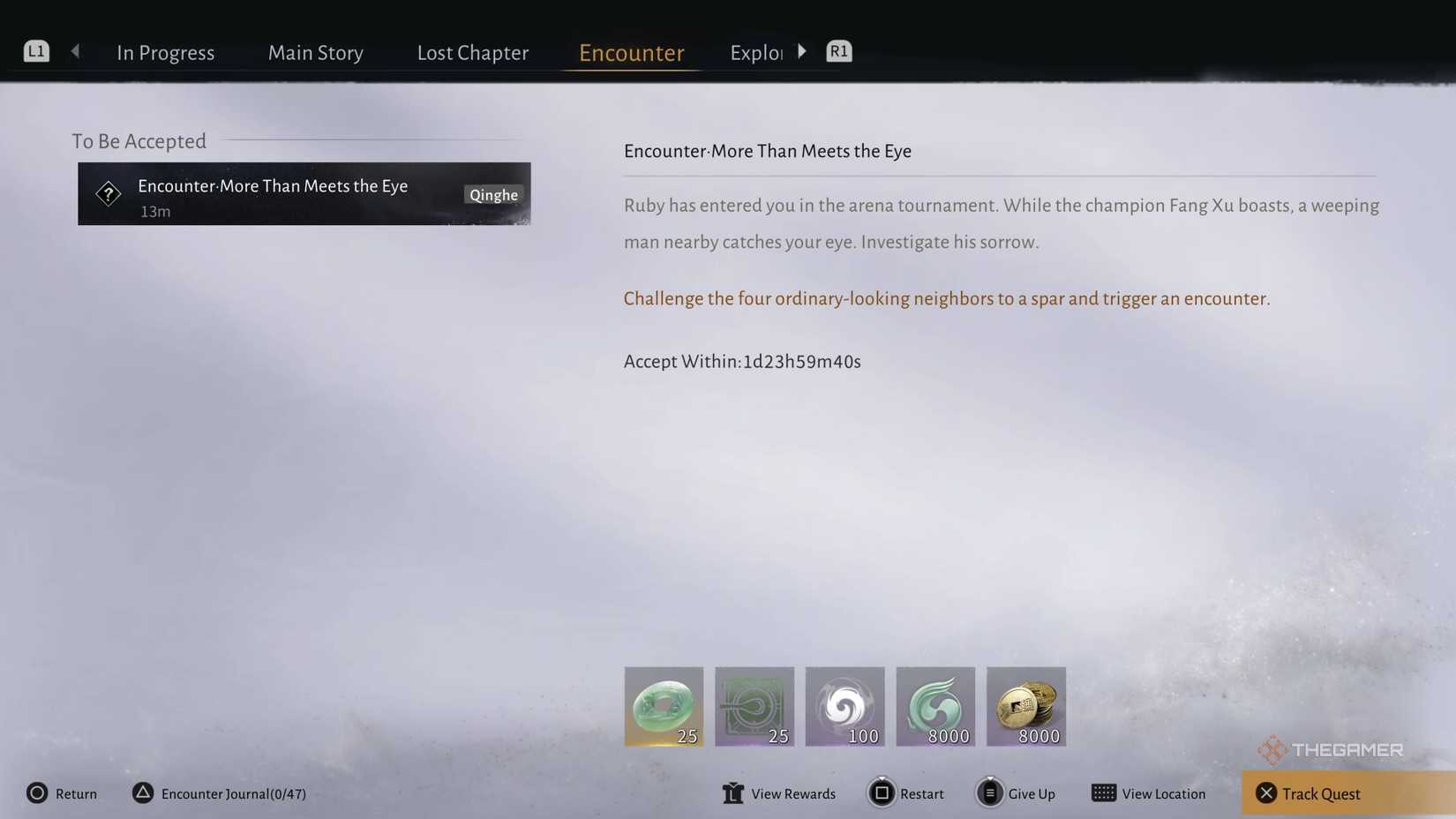 The more than meets the eye encounter in where winds met.