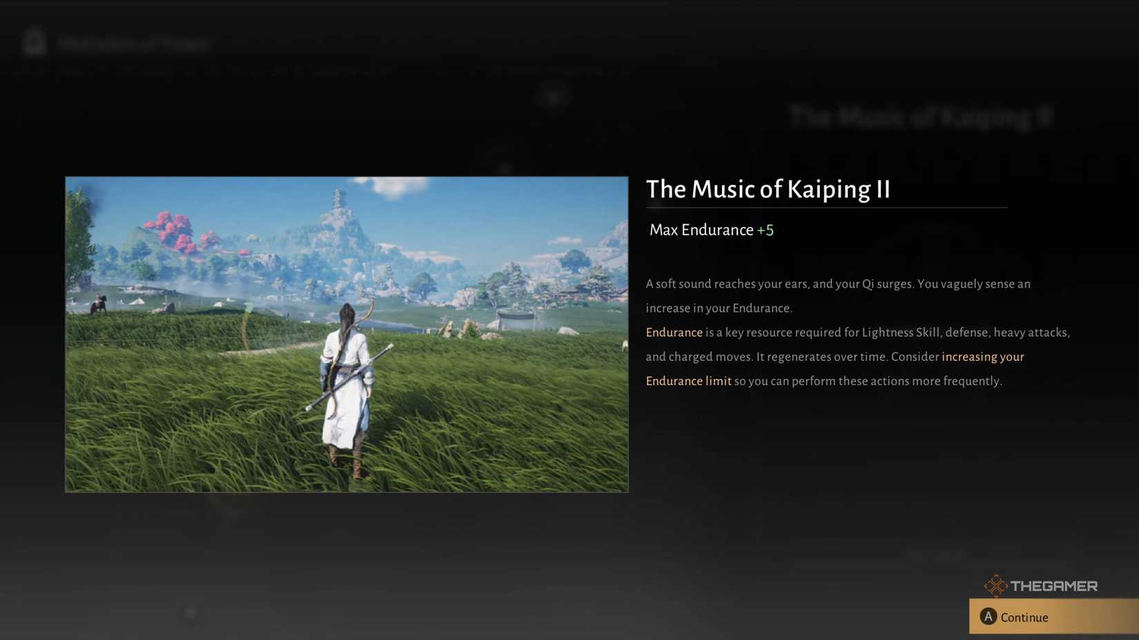 The music of kaiping melody in where winds meet.