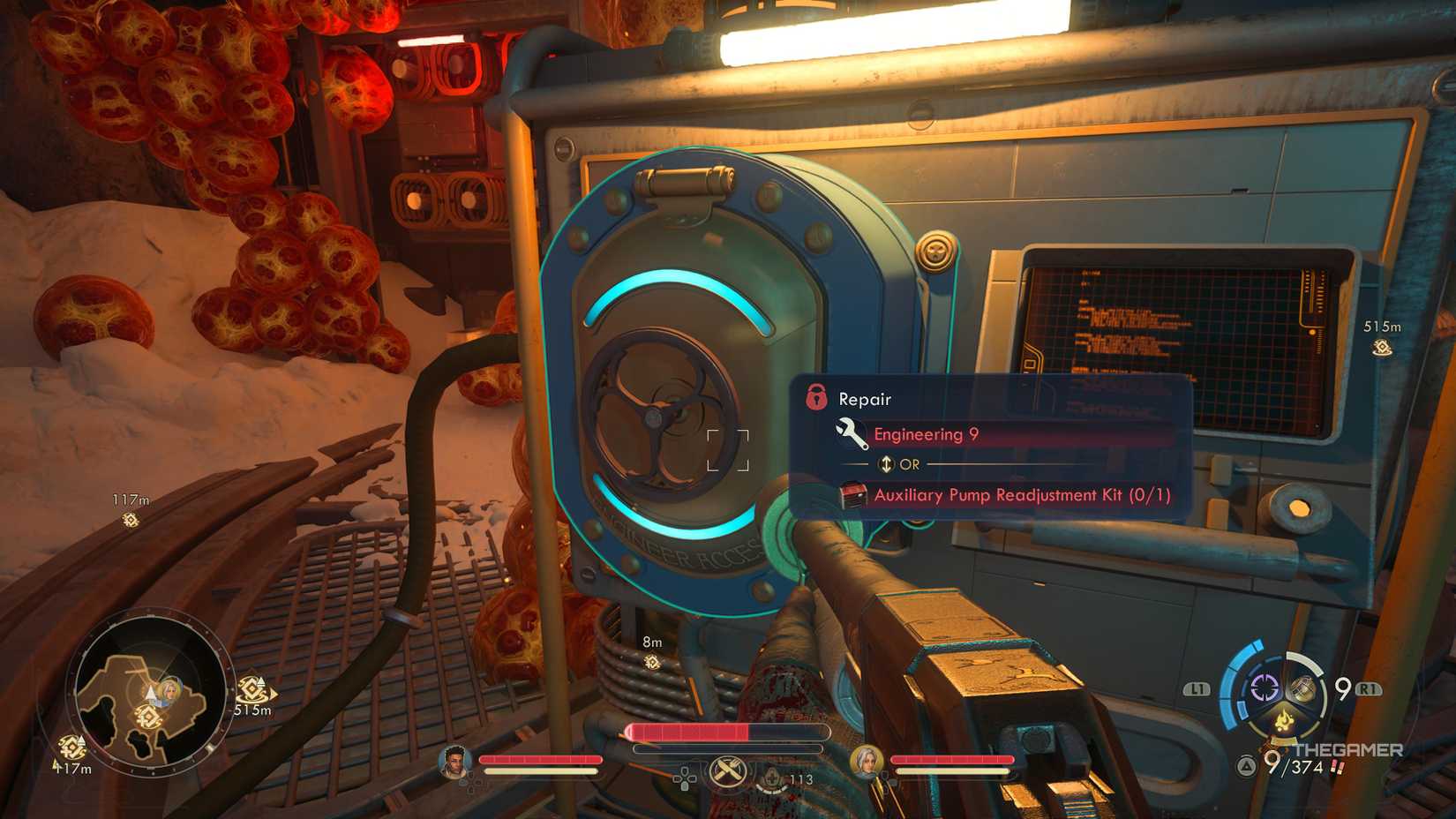 The archive pump repair area in the outer worlds 2.