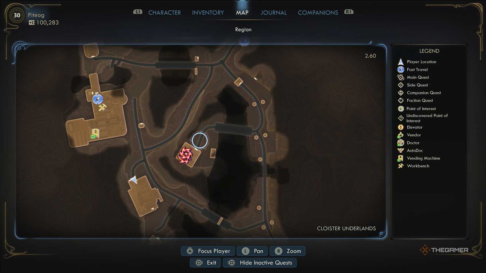 The location of the storage building on the map in the outer worlds 2.