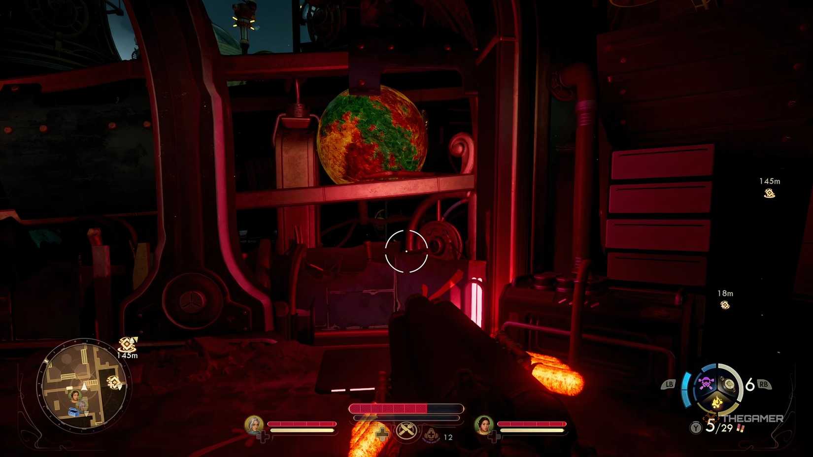The puzzle location in The Outer Worlds 2 to save the hostages in On the Trail of a Traitor