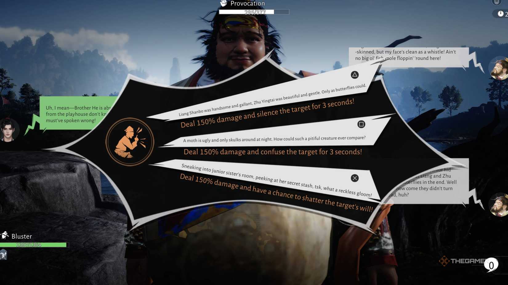 The rebuttal system in where winds meet.