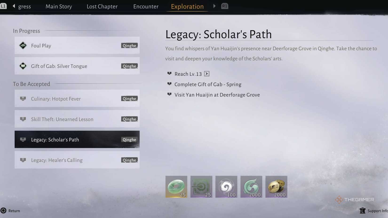 the scholar's path quest in where winds meet.