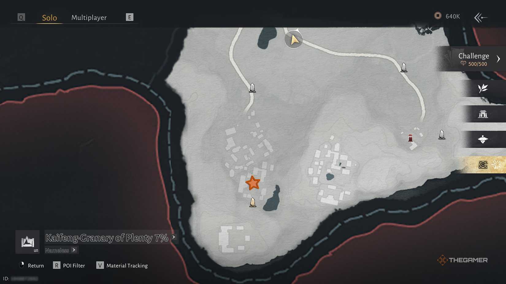 The location of the Twin Lions in Where Winds Meet.