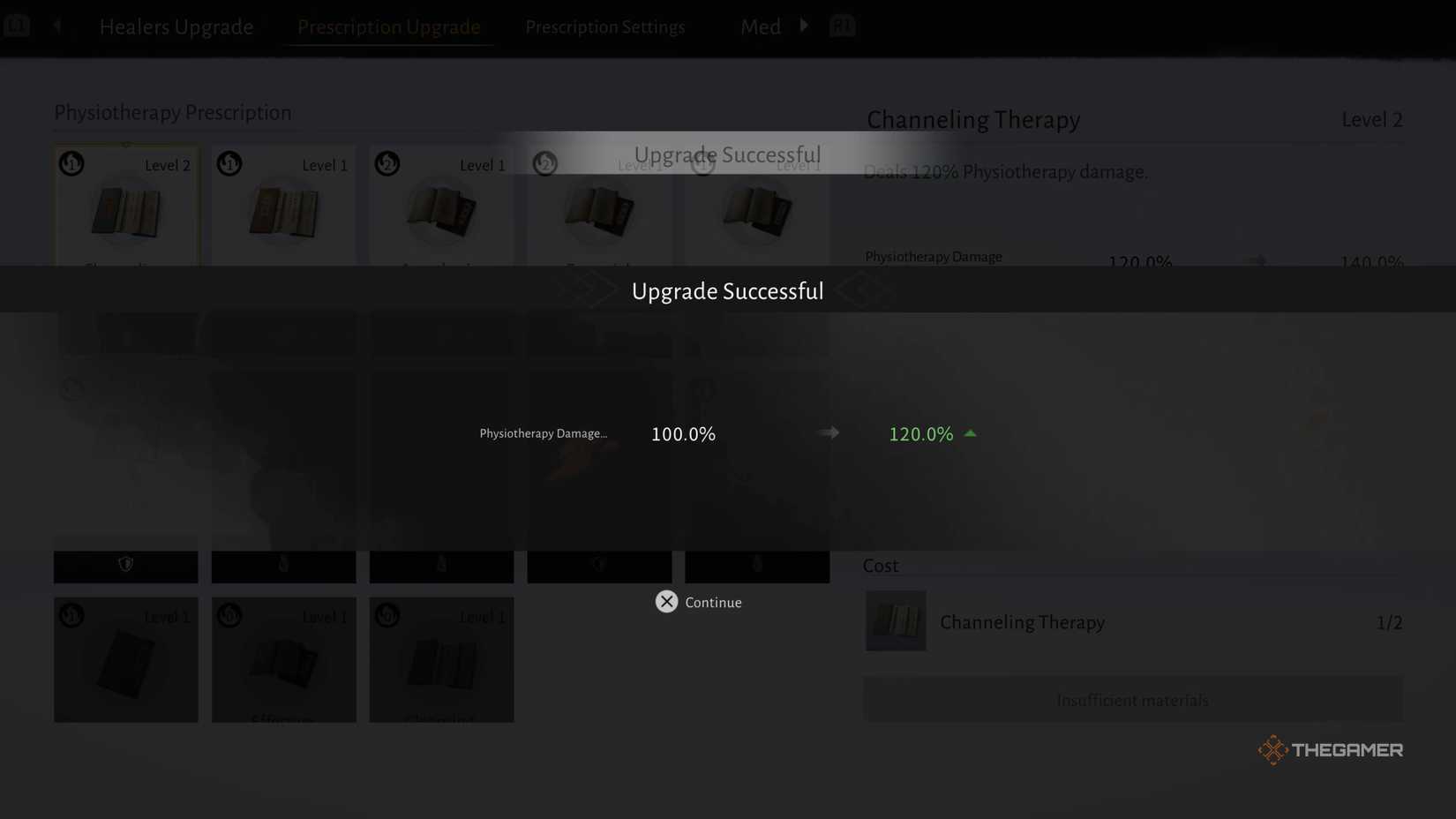 Upgrading a prescription in where winds meet.