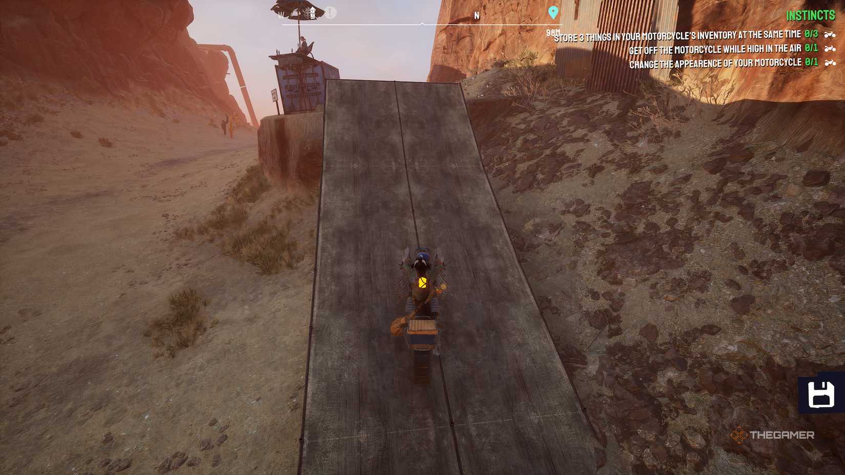 Wasteland ramp 12 location in Goat Simulator 3.